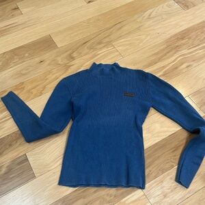 Beautiful, soft denim color blue sweater